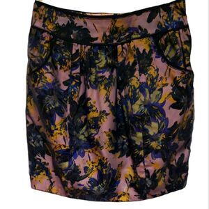 🌹Boho Darling Water Floral Print with sheer black overlay and pockets sz S